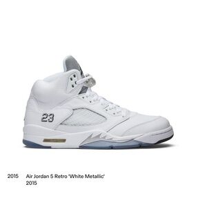 Nike Air Jordan 5 Retro ‘White Metallic’